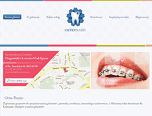 Tablet Screenshot of orto-praxis.com.pl